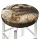 thumbnail image 3 of Balery Regal Dog In Royal Attire Fundas de asiento para taburete de bar redondo de tela de terciopelo ajustables que protegen de arañazos y manchas para sillas de 14 a 17 pulgadas.-12 inch, 3 of 7