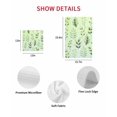 thumbnail image 7 of Green Leaves Kitchen Dish Towels for Drying Dishes Set of 3, Summer Botanical Farmhouse Leaf Waffle Weave Microfiber Hand Tea Bathroom Towels Quick Dry & Absorbent Towel 15.7x23.6, 7 of 7