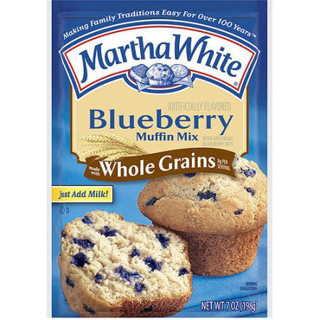 Martha White Whole Grain Blueberry Muffin Mix 7 OZ Bag - Walmart.com