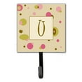 thumbnail image 5 of Letter O Initial Monogram - Tan Dots Leash or Key Holder, 5 of 7
