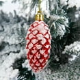 thumbnail image 5 of ievspot 5Pcs Christmas Plastic Pine Cone Ornament Colorful Shiny Glitter Christmas Tree Hanging Decoration DIY Accessories Home New Year Party Decoration, 5 of 8