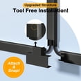 thumbnail image 2 of Cord Hider Delamu - Funda de pared para cables (4 m), color negro, 2 of 9