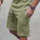 thumbnail image 4 of Camisas de verano Kakina CMSX para hombre, liquidación, conjunto de 2 piezas de camiseta informal de manga corta y pantalones cortos deportivos ajustados., 4 of 7
