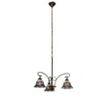 thumbnail image 2 of Meyda Tiffany 110685 Tiffany Peacock Feather 3 Light 32" Wide Chandelier - MultiColor, 2 of 7