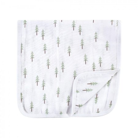 Hudson Baby Unisex Baby Muslin Burp Cloth 7pk, Woodland, One Size