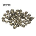 thumbnail image 3 of Unique Bargains 60 Pcs Acrylic Heart Rhinestone 15mm Flat Back Plastic Gems for Jewelry Making, Transparent Gray, 3 of 5