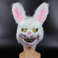 thumbnail image 1 of Máscara de oso y conejo para Cosplay de Halloween, cubierta de cabeza de felpa de terror, disfraz de Carnaval de miedo, utilería para la cabeza, 1 of 4