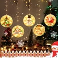thumbnail image 1 of Guirnalda de Luces navideñas Pamolo Muñeco de Nieve Blanca 10 LED Decoración, 1 of 7