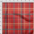 thumbnail image 3 of oneOone Cotton Silk Candy Red Fabric Madras Check Sewing Craft Projects Fabric Prints By Yard 42 Inch Wide, 3 of 4