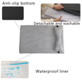 thumbnail image 4 of Cama cálida y calmante para perros con almohada, alfombrilla esponjosa de felpa para perros con funda lavable extraíble para perros y gatos grandes, medianos y pequeños, 4 of 4