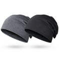 thumbnail image 2 of stanreset 2 Piece Stay Fashionable In Winter Trendy Cap For Cold Days Unisex Cotton Beanie Hat Hip Hop 1Set, 2 of 6