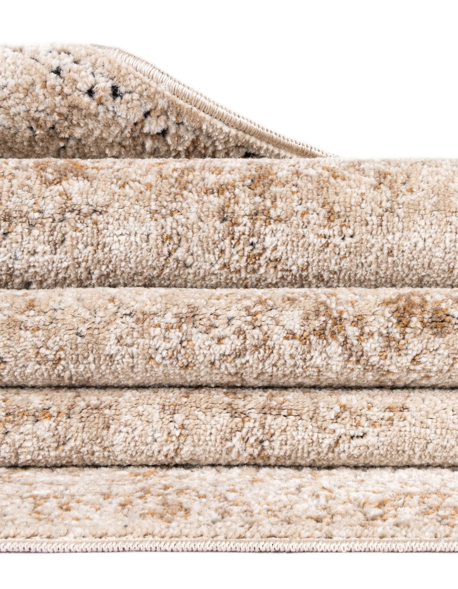 Unique Loom Chateau Collection Area Rug - Jefferson (10' x 14' 5" Rectangle Beige/Light Brown)