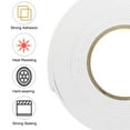 thumbnail image 4 of Uxcell 2Pcs Rollos de Cinta de Espuma de Un Solo Lado Removible EVA Cinta Adhesiva Fuerte Tiras Blancas 16ft x 1 3/16" x 1/8", 4 of 5