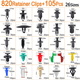 thumbnail image 2 of Kit De Grapas Bloosom Automotrices De 925 Piezas Con Quitagrapas Multicolor, 2 of 4