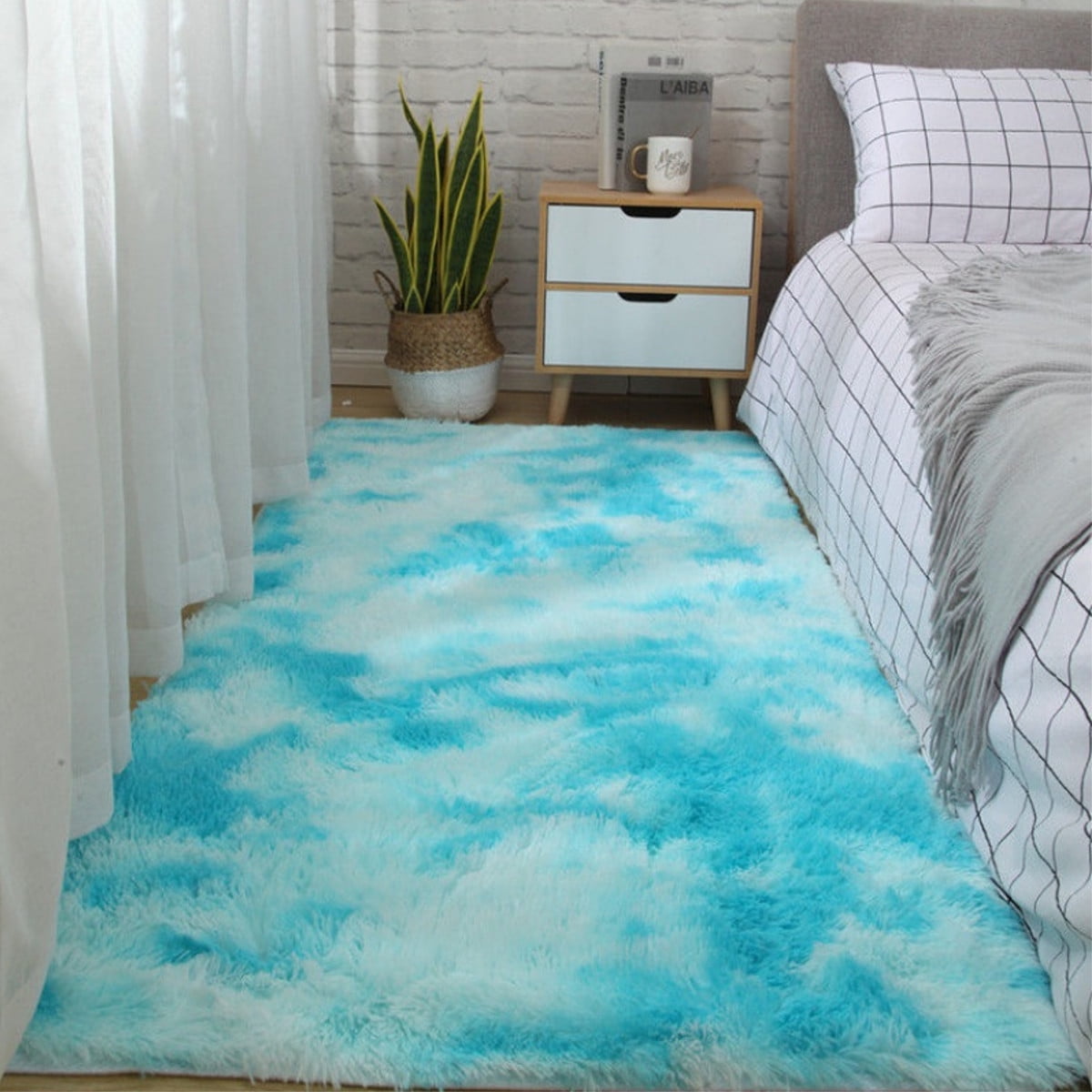 SINGES Luxury Super Soft Shaggy Area Rug, 31.5