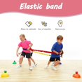 thumbnail image 4 of SURJDE Cooperative Stretchy Band,Integrations Dynamic Movement Exercise Latex Band,78.74in Colorful Portable Tug of War Rope for Group Activities Party Games (Fits 4 People), 4 of 7