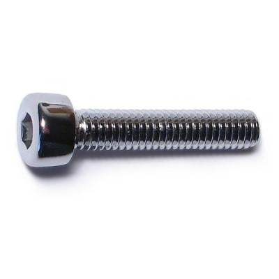 

4mm-0.7 x 20mm Chrome Class 12.9 Smooth Head Hex Socket Cap Screws (10 pcs.)