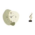thumbnail image 1 of Reloj De Pared Con Música Silenciosa, Escultura Creativa De Dibujos Animados, Adorno Decorativo De Mesa Para Cocina, Oficina, Casa De Campo, Escritorio, Regalo De Inauguración De Casa, 1 of 8