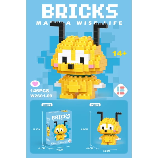 Bloques de construcción de juguetes de Super Mario Pokeman Blacks Lega, personajes de dibujos animados, modelos ensamblados, bloques de construcción, muñecas, juguetes, regalos para niños