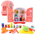 thumbnail image 1 of Fridge Toy Playset Simulated Kitchen Play Food Set Pretend Play Appliance, 1 of 10