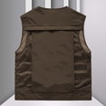 thumbnail image 4 of Men's Outdoor Vest Sleeveless Zip Up Jackets Summer Breathable Mesh Lining Utility Vest Photography Hiking Camping Waistcoats L, 4 of 6