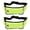 Green, variant on Riousery 2 Pcs Waist Pack Bag Waterproof Ultrathin for Running Hiking Travel Workout Outdoors Sports Black (9.45 inches / 24 cm)