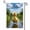 C, variant on XaaKee Garden Flags, Sweet Duck Rippling Lake Calligraphy Baby Duckling Yard Flag, Double-sided High-Quality White Linen Garden Flags For Outside Clearance, 12x18Inch
