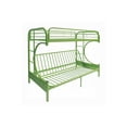 thumbnail image 2 of HomeStock African Artistry Twin/Full/Futon Bunk Bed, Green, 2 of 5