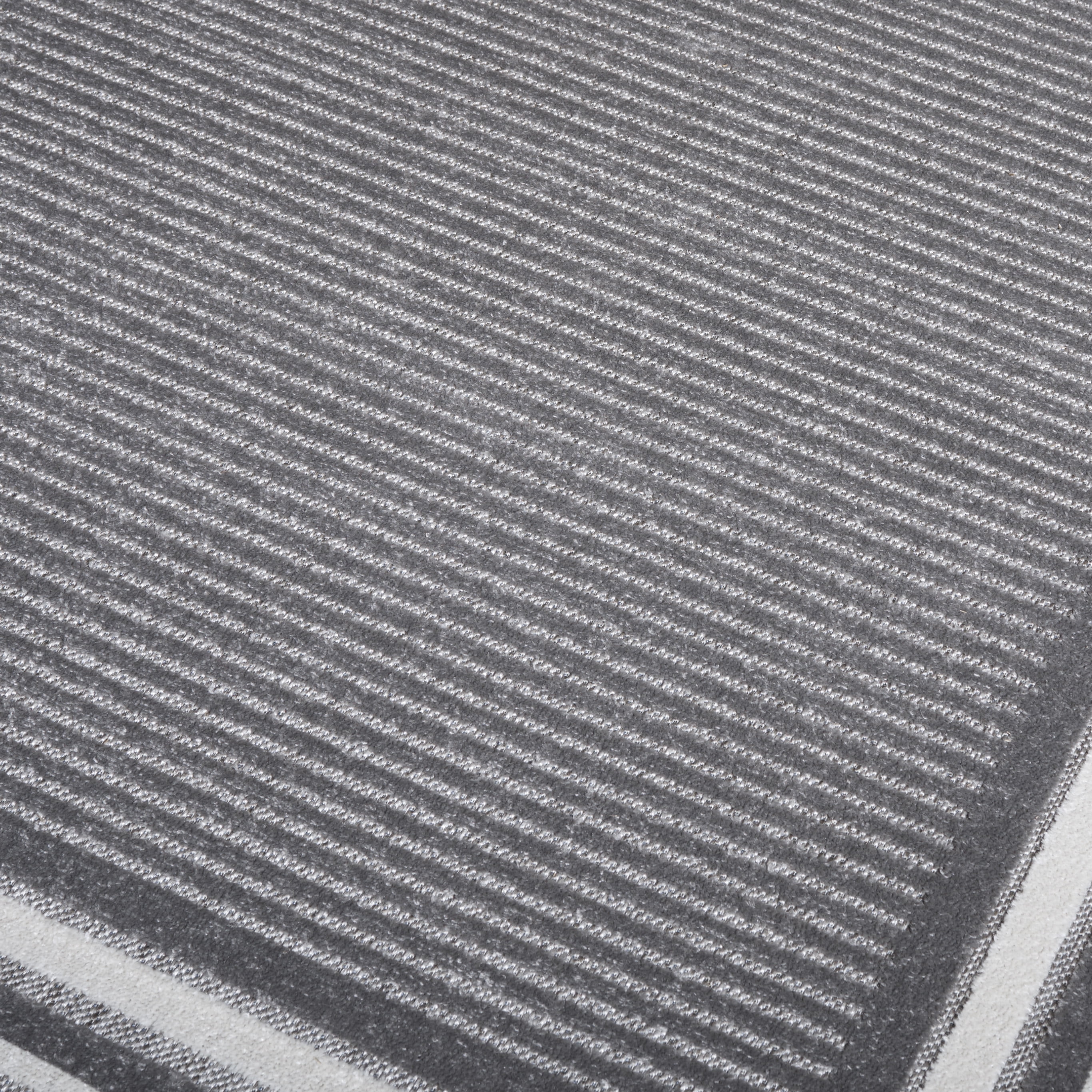SAFAVIEH Cabana Henry Striped Indoor/Outdoor Runner Rug, Grey/Ivory, 2'2" x 9'