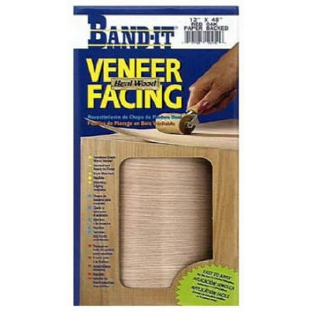 Iron On Veneer - Red Oak Iron-on Real Wood Veneer Facing, 12