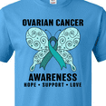 thumbnail image 4 of Inktastic Ovarian Cancer Awareness Hope Support and Love T-Shirt, 4 of 5