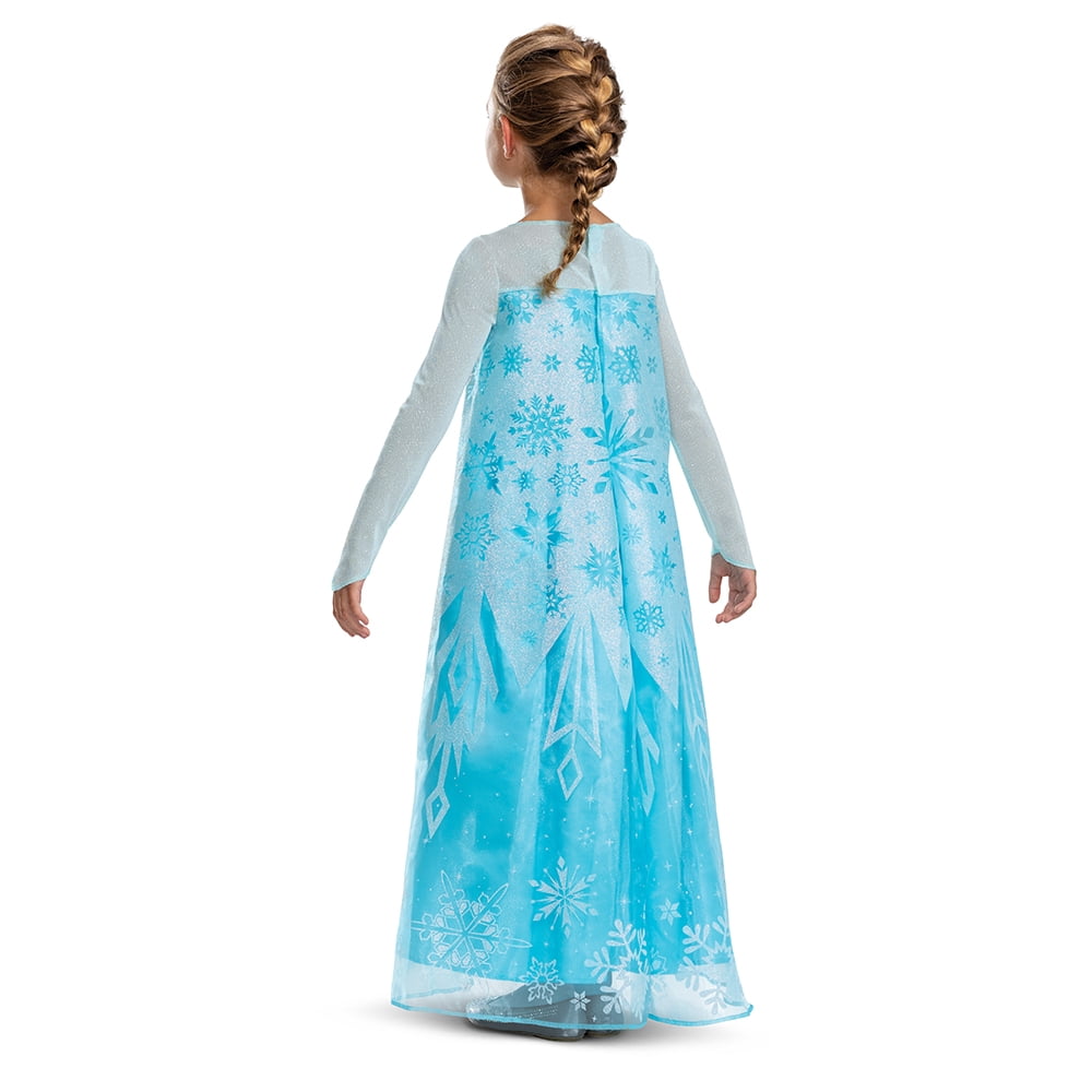 Disney Frozen Elsa Halloween Costume for Children, Girls Size XS (4/5), by Disguise