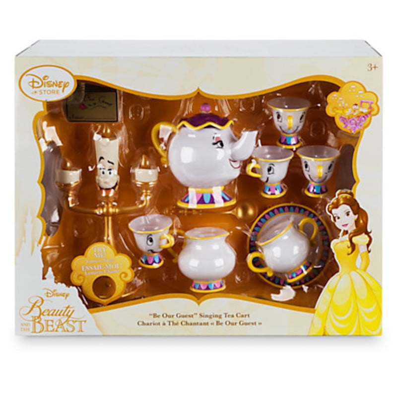 beauty and the beast tea set walmart
