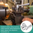 thumbnail image 5 of Uxcell Aluminum Alloy Handwheel 30mm OD 12mm Bore Machine Tool Hand Wheel with Rotate Handle for Lathe, Silver Tone, 5 of 6