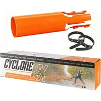 Leaf Blower Air Booster, Air Flow Booster for Blower, Turbo Nozzle Extension Boosts Speed & Power for Yard, Lawn, and Driveway Cleanup (Orange)