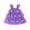 Purple1, variant on Wilark Toddler Girls Halloween Dresses Size 3, Square Neck Lightweight Cute Trendy Flutter Sleeve Festival Party Dresses Orange