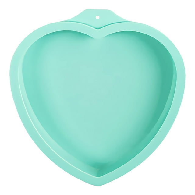 Xihbxyly Juego de Moldes para Pasteles, Antiadherentes, Aptos para Uso Alimentario, Resistentes Al Calor, Fáciles de Limpiar, Ideales para Hornear Pasteles y Repostería Casera, Color Verde, Tamaños d