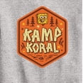 thumbnail image 3 of SpongeBob SquarePants - Kamp Koral Kamp Koral Badge Graphic Long Sleeve Fleece Sweatshirt, 3 of 6