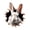 B, variant on 3D Bunny Wall Decor Easter Bunny Breaking Through Wall Decorations, Large Removable Rabbit Wall Decals Cute Bunny Wall Stickers for Room Bedroom 11.8 Inch