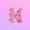 Pink Purple M, variant on Manfei Floral Butterfly Letter M Twin Bedding Sets, Sparkle Print Pink Bedding Comforter Set for Girls Women, Pink Reversible, 7 Pieces
