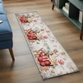 thumbnail image 3 of Christmas 2'x6' Runner Rugs for Hallway Kitchen Bedside Non Slip Washable, Retro Xmas Deer Candy Ice Cream Pine Needle Entryway Rug Runners with Rubber Backing, Long Carpet Runner for Laundry Room, 3 of 8