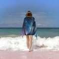 thumbnail image 6 of PHYHOO Outer Space Dolphin Sand Free Microfiber Beach Towel Lightweight Oversized Quick Dry for Kids &amp; Adults for Swimming, Pool, Camping, Yoga, Traveling Essentials  30x60in, 6 of 8