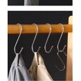 thumbnail image 3 of Paquete de 10 ganchos con forma de acero inoxidable, perchas de Metal, ganchos para colgar para cocina, taller, baño, jardín, 3 of 5