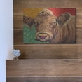 thumbnail image 5 of Luxe Metal Art 'Colorful Country Cows II' by Carolee Vitaletti, Metal Wall Art, 16" x 12", 5 of 9