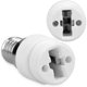 thumbnail image 3 of Adaptador de enchufe convertidor E14 a casquillos G9 - Adaptador de soporte de lámpara con base de bayoneta para bombilla halógena LED 5 piezas, 3 of 5