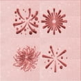 thumbnail image 1 of Ahgly Tapis d'Intérieur Lavable en Machine Carré Transitionnel Rose Clair, 6 Pieds Carré, 1 of 7