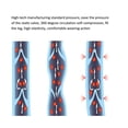 thumbnail image 3 of Alomejor Calcetines de compresión para Hombres y Mujeres Elasticidad Vena Trombos Calcetines de compresión Manga para Correr Enfermeras Férulas de espinilla Prevenir el Edema VarixL-Negro) Khall Tendencias, 3 of 6