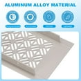 thumbnail image 3 of 20 x 3 Inch Door Air Vent Cover, 2 Pack Heavy Duty Aluminum Grille Ventilation Cover Louvered with Mounting Screws for Cabinet Wardrobe Door, Cashmere Gray
, 3 of 6