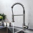thumbnail image 3 of Single Handle Pull Down Sprayer Kitchen Sink Faucet, 3 of 6