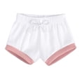 thumbnail image 2 of B91xZ Ensemble 2 Pcs Garçon T-Shirt à Manches Courtes Raglan et Shorts Imprimé Color Block 2 Pcs Tenue d'Été, Rouge Melon D\'eau 12-18 Mois, 2 of 5